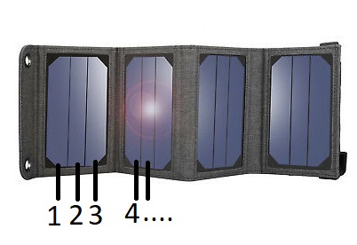 7W-Faltbar-Solar-Panel-Solarmodule-USB-Ladeger%C3%A4t-Externer