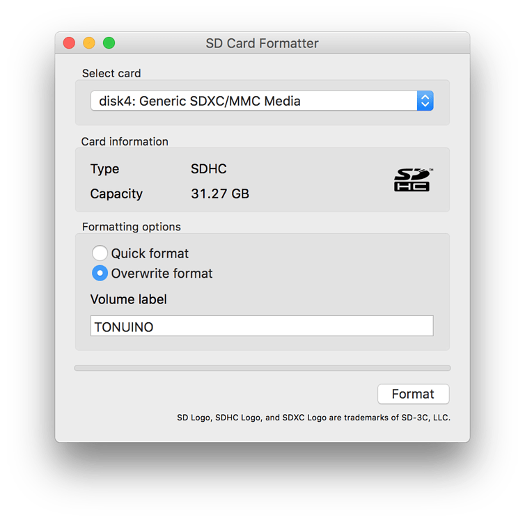 SD Memory Card Formater zum formatieren von SD Karten Tipps und Tricks TonUINO