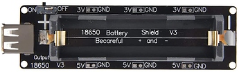 Wemos 18650 Battery Shield V3